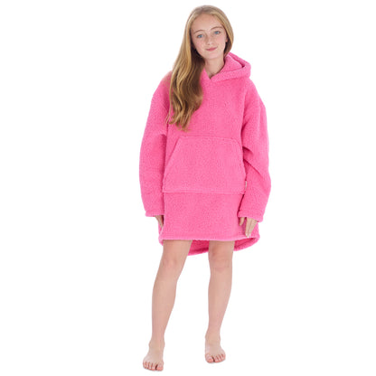 Panzy Oversized Kids Gaming Hoodie Blanket for Boys & Girls – Kids Long Sleeve Hooded Sweatshirt, Cozy Pullover Jumper Blanket - 8-13 Years