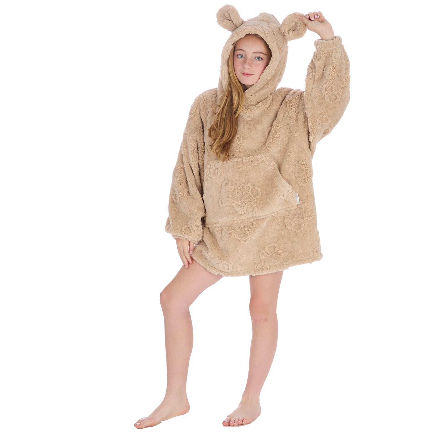 Panzy Oversized Kids Gaming Hoodie Blanket for Boys & Girls – Kids Long Sleeve Hooded Sweatshirt, Cozy Pullover Jumper Blanket - 8-13 Years