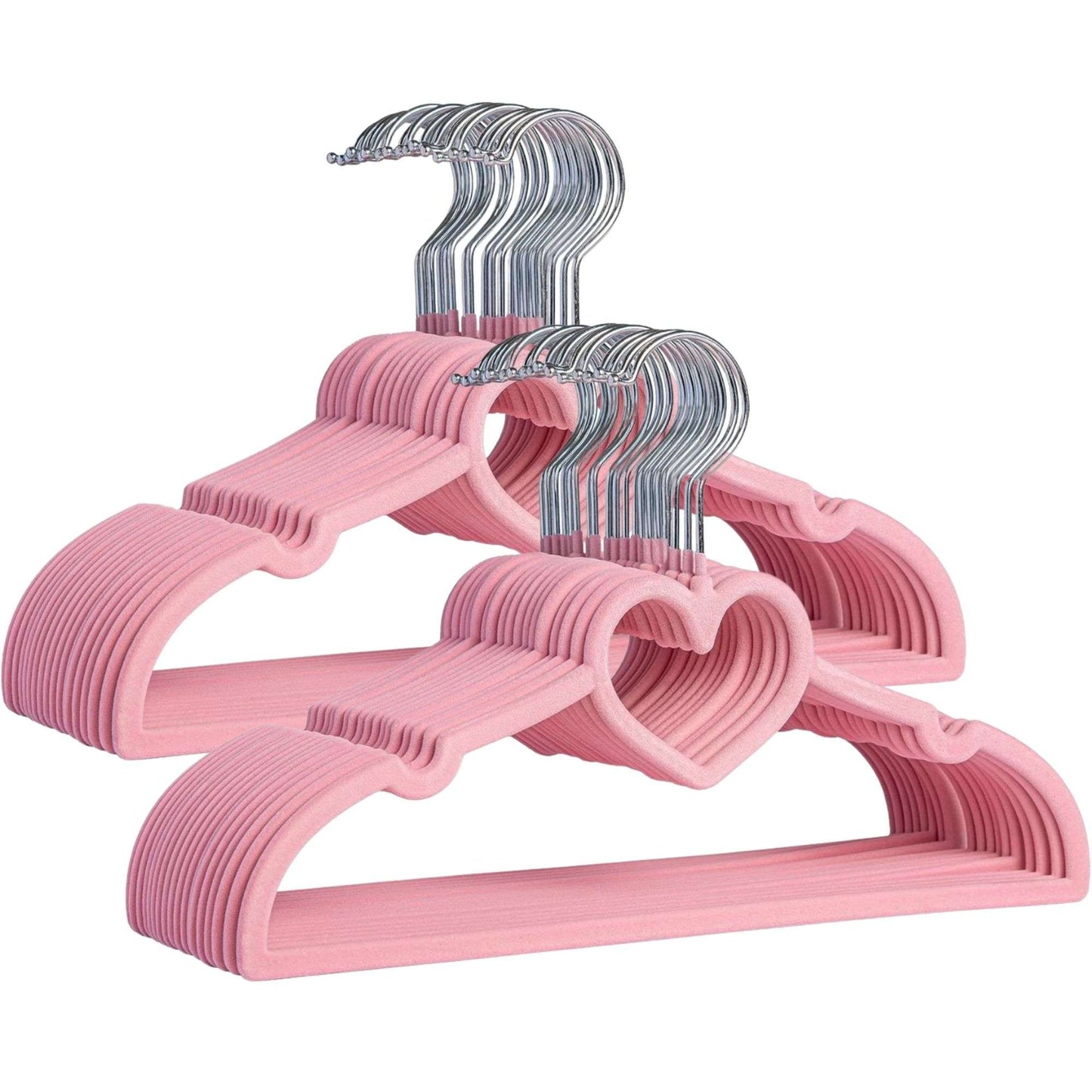 30 Pack Kids Velvet Clothes Hangers for Nursery Closet Organisation