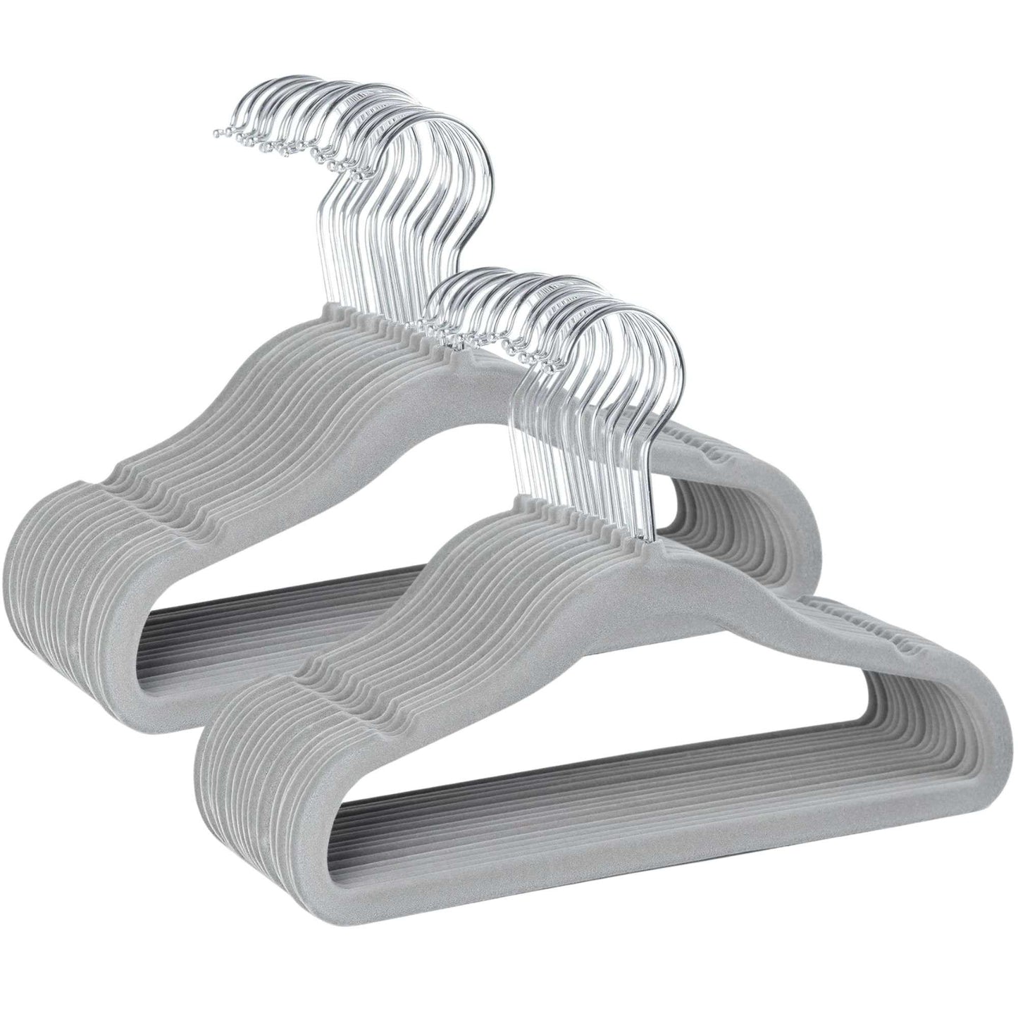 30 Pack Kids Velvet Clothes Hangers for Nursery Closet Organisation