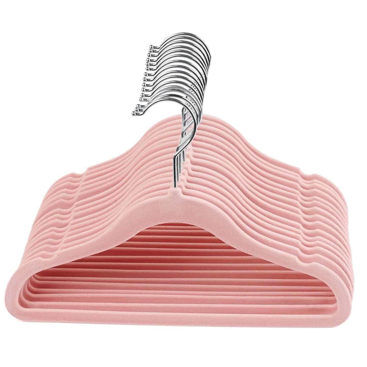 30 Pack Kids Velvet Clothes Hangers for Nursery Closet Organisation