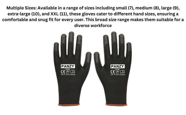 12/24 WORK GLOVES PU COATED GLOVES 