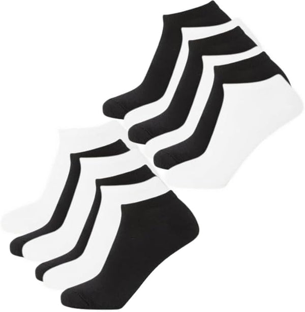 Panzy 12 Pairs Ankle Trainer Sports Socks Unisex