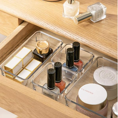 Panzy Home Clear Desk Drawer Organisers Trays
