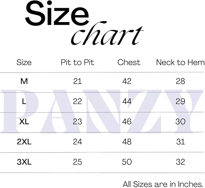 Men’s long sleeve polo shirt size chart 