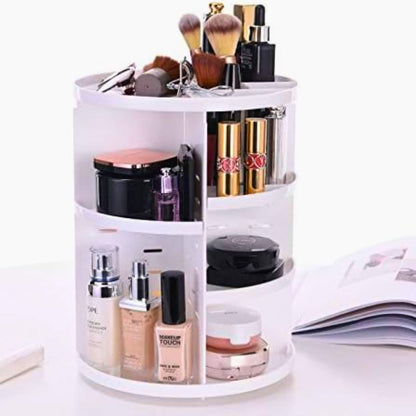 Panzy Home Makeup Organiser, 360 Degree Rotating Beauty Organiser for Cosmetic Perfume Jewellery,