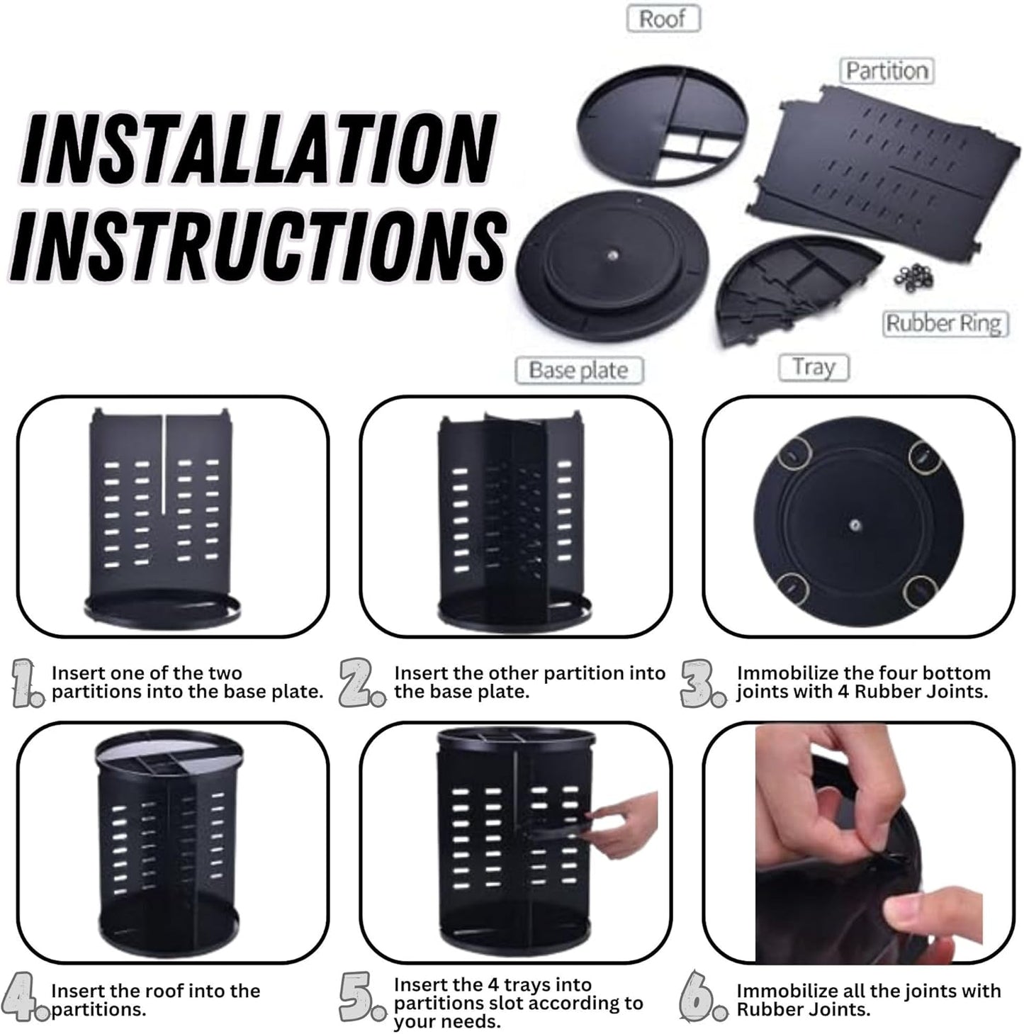 Panzy Home Makeup Organiser, 360 Degree Rotating Beauty Organiser for Cosmetic Perfume Jewellery,