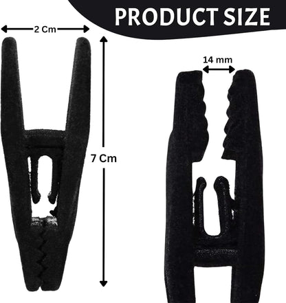Panzy Home Velvet Hangers Clips for Velvet Flocked Hangers Trousers & Skirts