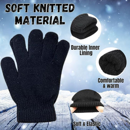 Panzy Kids Winter Magic Gloves 12 Pairs