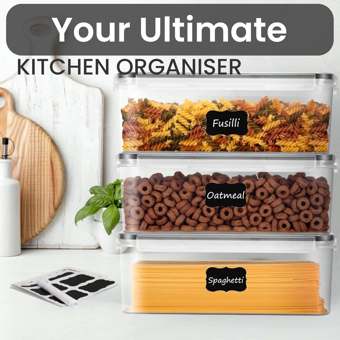 Panzy Home 3.2 L Noodle Storage Boxes with Airtight Lid