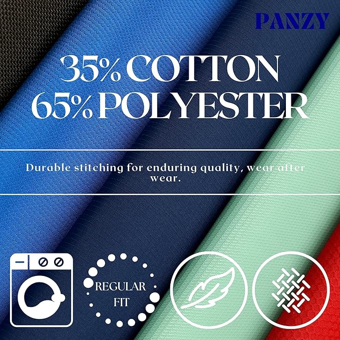 Men’s long sleeve polo shirt Regular fit, 35%cotton, 65%polster