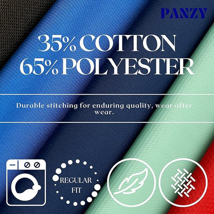 Men’s long sleeve polo shirt Regular fit, 35%cotton, 65%polster