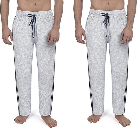 2 Pack Men's Lounge Wear Shorts Nightwear Super Soft Comfy Cotton Pyjama Bottoms