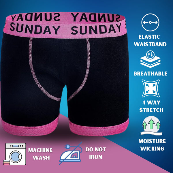 Boxers 7 Days Of The Week Boys  Mens Boxer Shorts Cotton  Kids Underwear Trunks