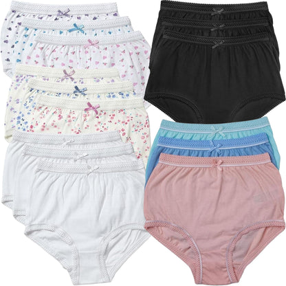 Panzy Women's High-Waisted Knickers Ladies Cotton Briefs 3 & 6 Pack