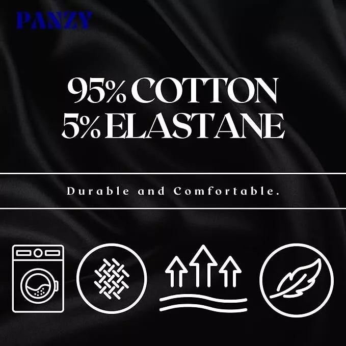 Panzy Men Boxer Shorts Black