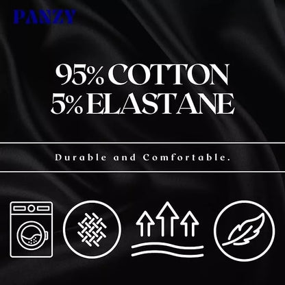 Panzy Men Boxer Shorts Black