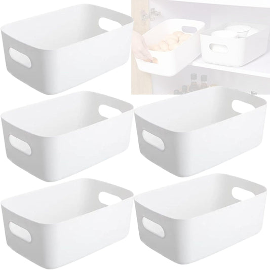 Panzy Home Storage Baskets with Handle 5Pk