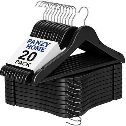 wooden hangers Black Color