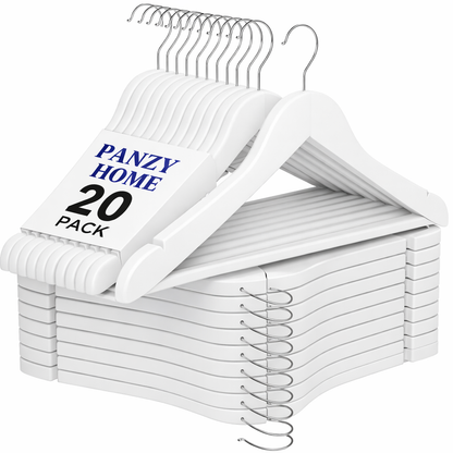 Wooden Hangers white color