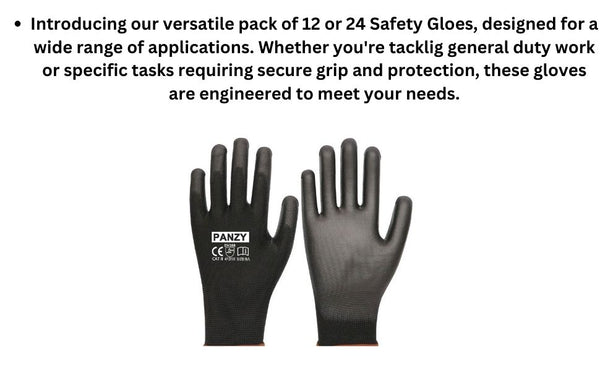 12/24 WORK GLOVES PU COATED GLOVES 