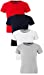 4 Pack Boys Unisex 95% Cotton Plain Tee Shirts T-Shirt Plain Top Age 5 to 13